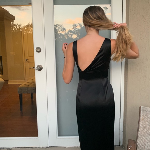 Black tahari long dress! - Picture 3 of 6